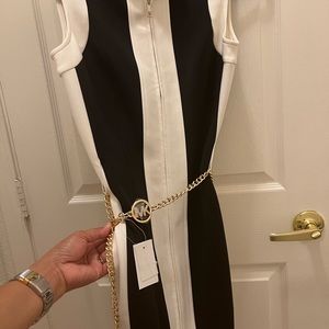 Brand New , authentic Michael Kors Logo Chain Belt